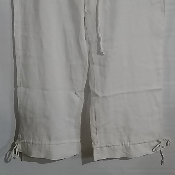 Juicy Couture Linen Crop Pant Size M NWT - Picture 3 of 8